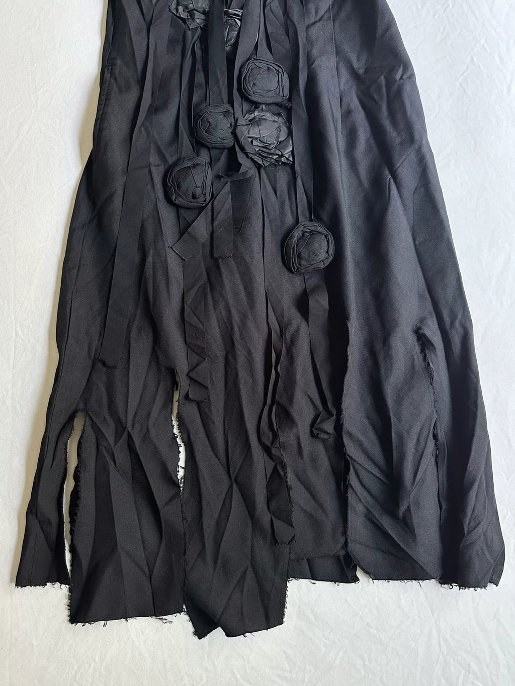 Comme Des Garcons mainline torn rose dress