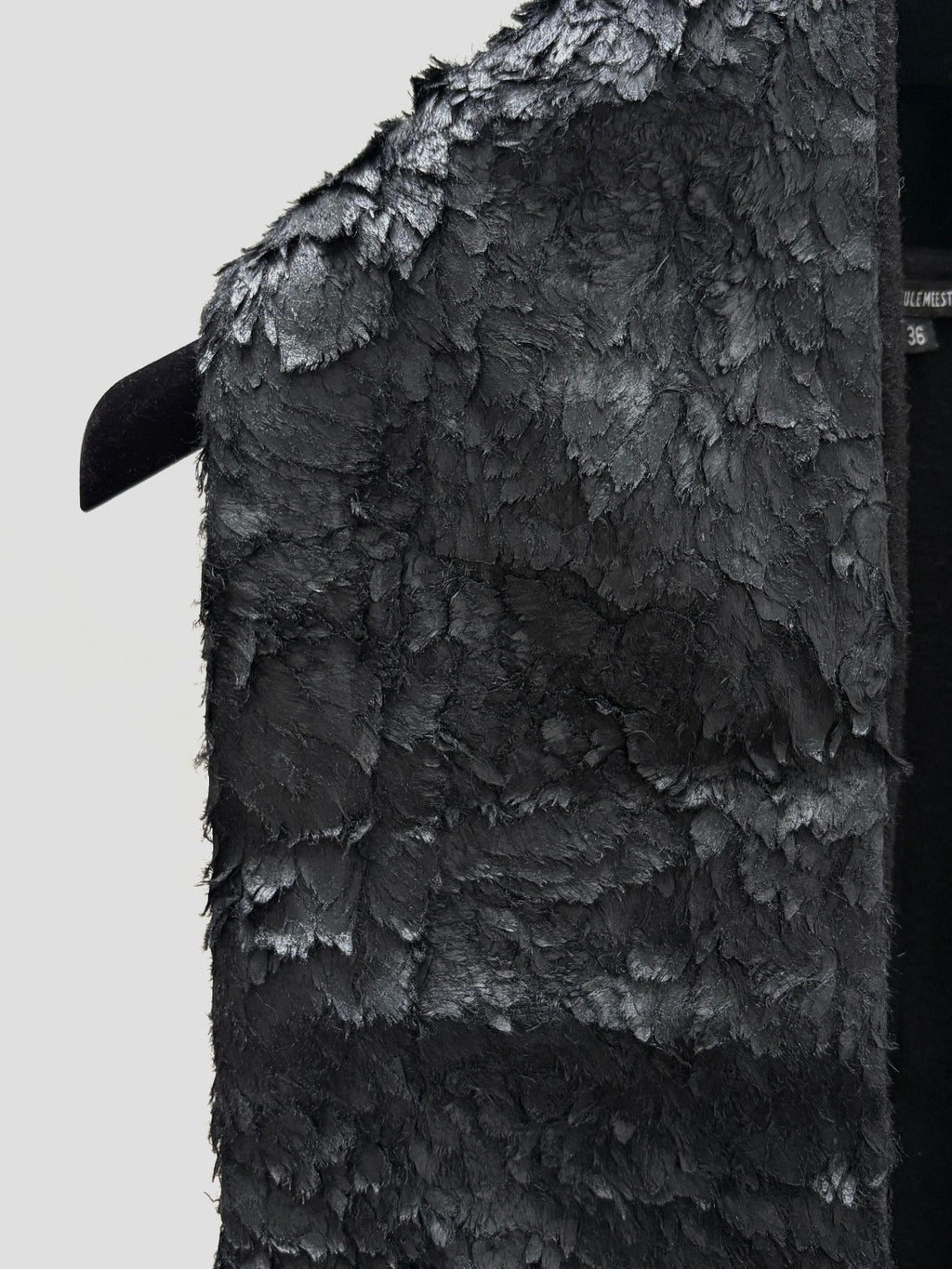 Ann Demeulemeester AW15 Crow Feather Vest