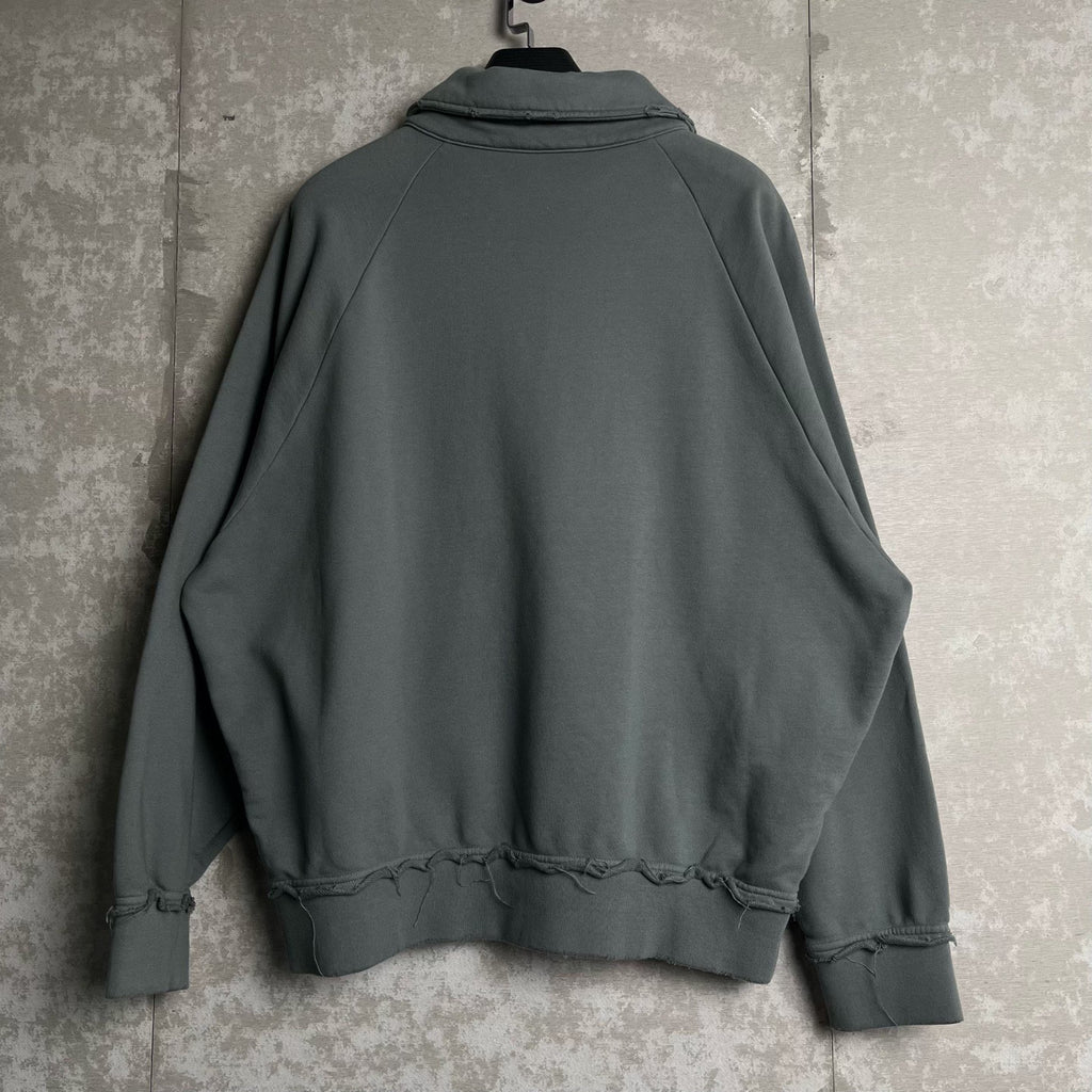 Miu Miu Gray Polo Embroidered Sweatshirt