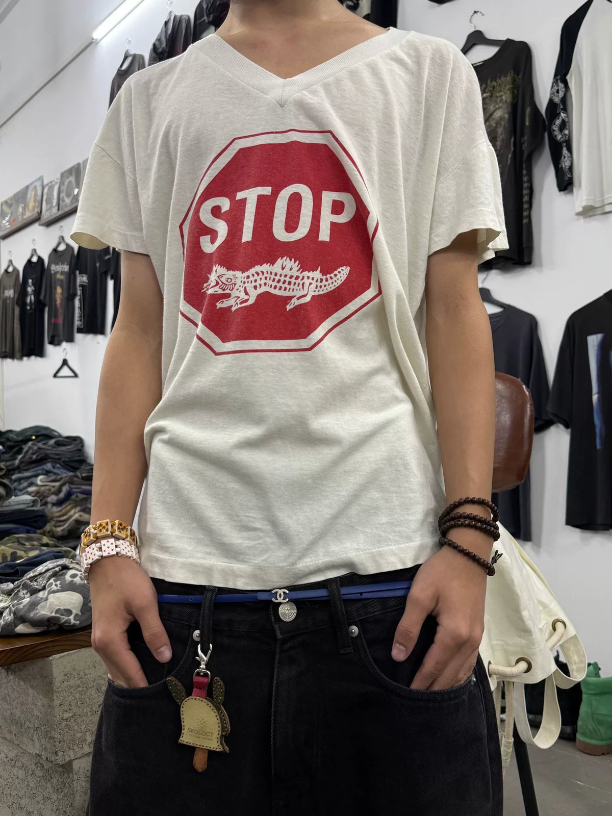 Chanel Blue Cowhide Double C Jewelry Series Belt