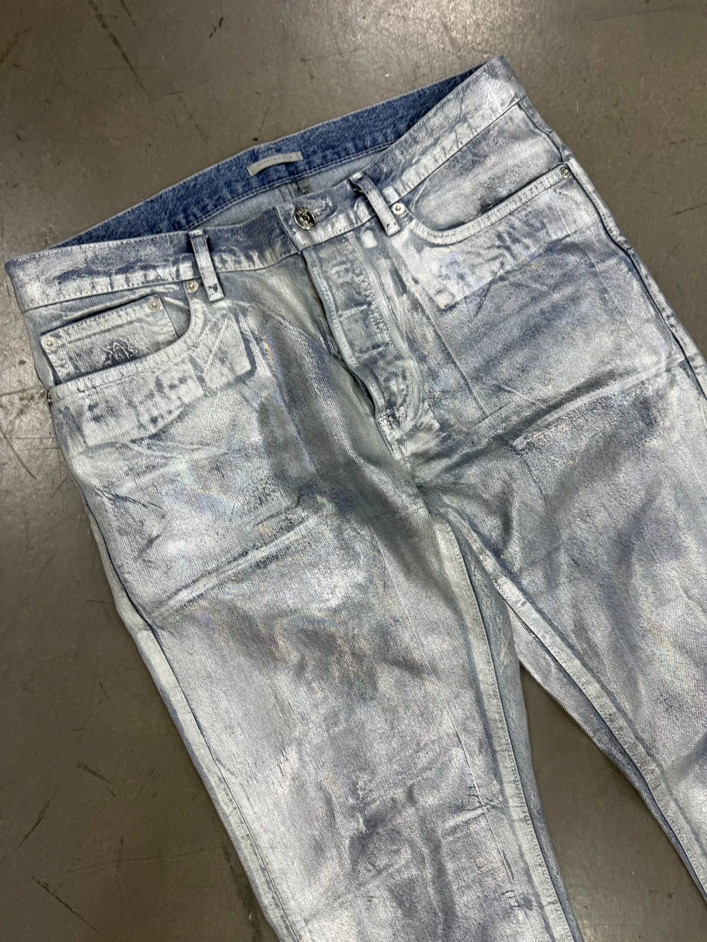Dior Homme Silver Jeans