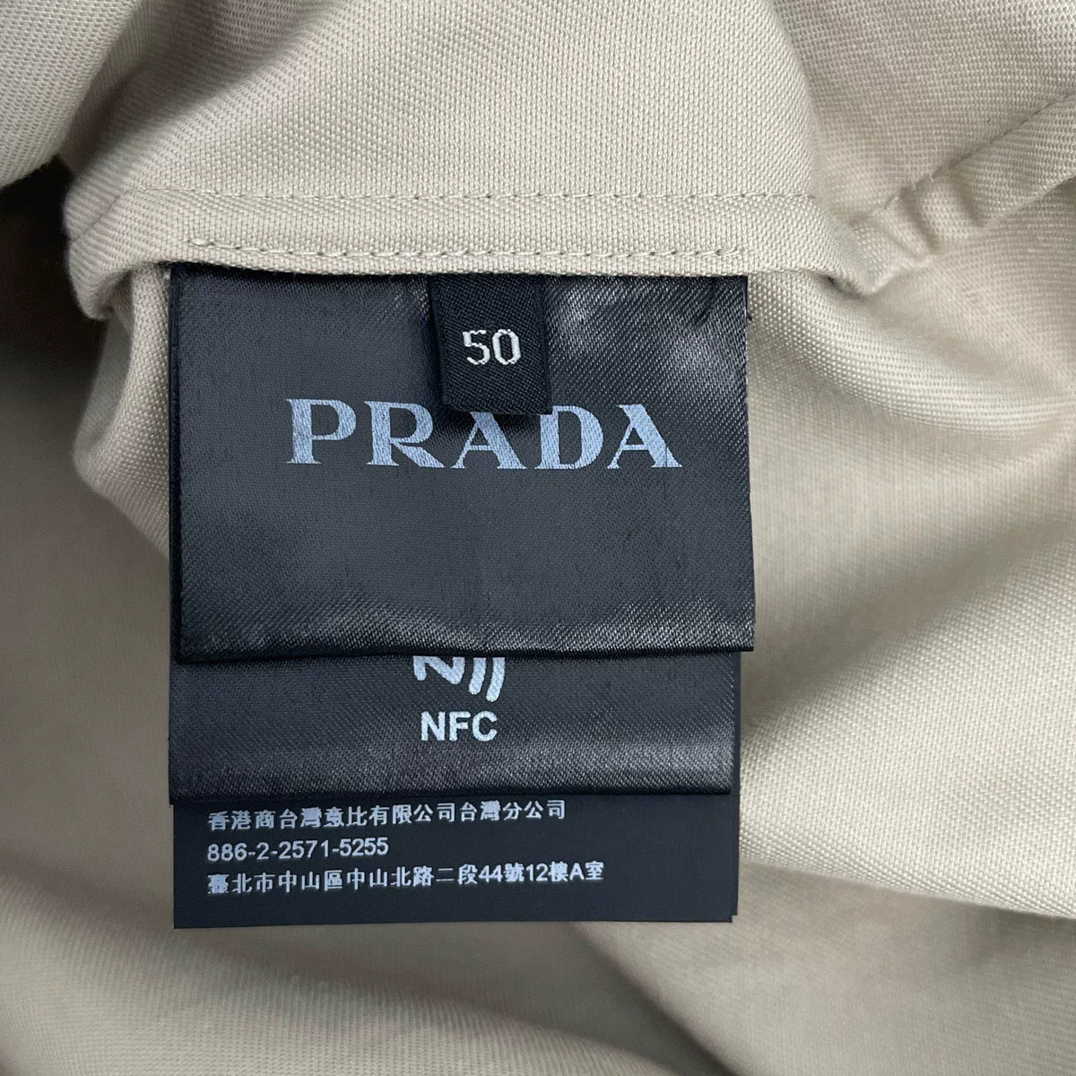 Prada Triangle Logo Zip Jacket