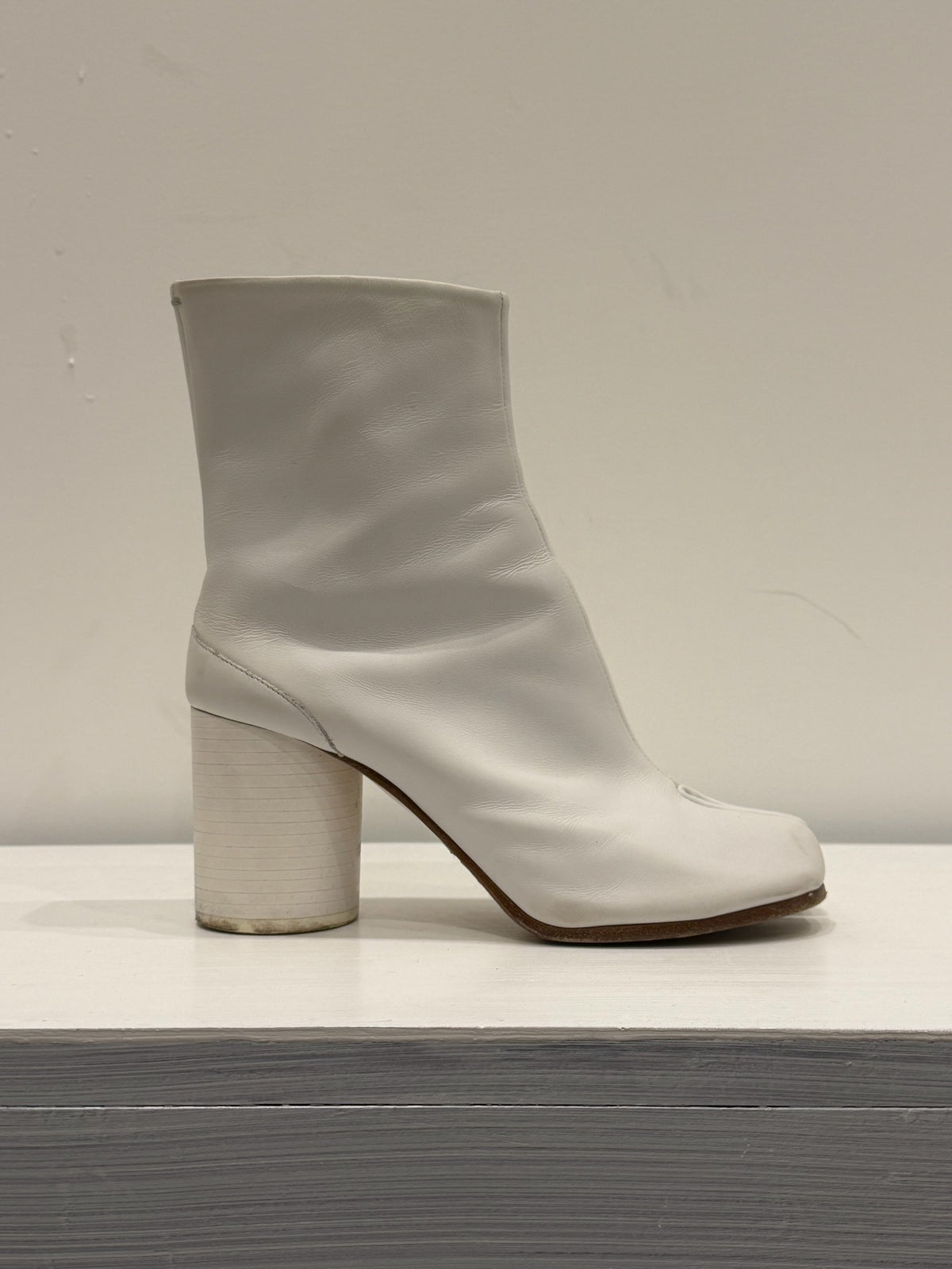 Maison Margiela Tabi High Heel Leather Boots