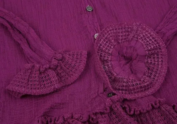 Issey Miyake Vintage Pink Pleated Top