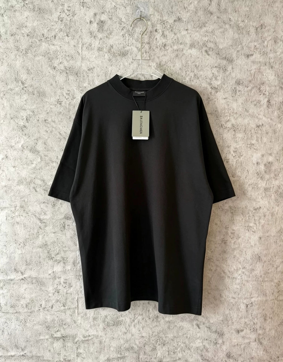 Balenciaga Black Back Rhinestone Limited Edition Short-Sleeve Shirt
