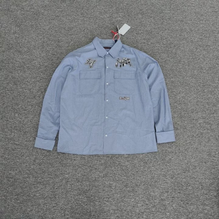 Louis Vuitton Long Sleeve Embroidered Shirt