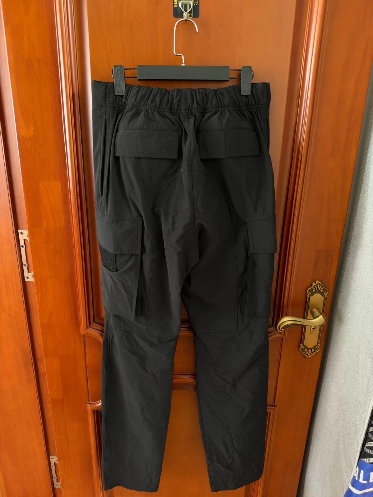 Givenchy Black 4G Lock Utility Pants