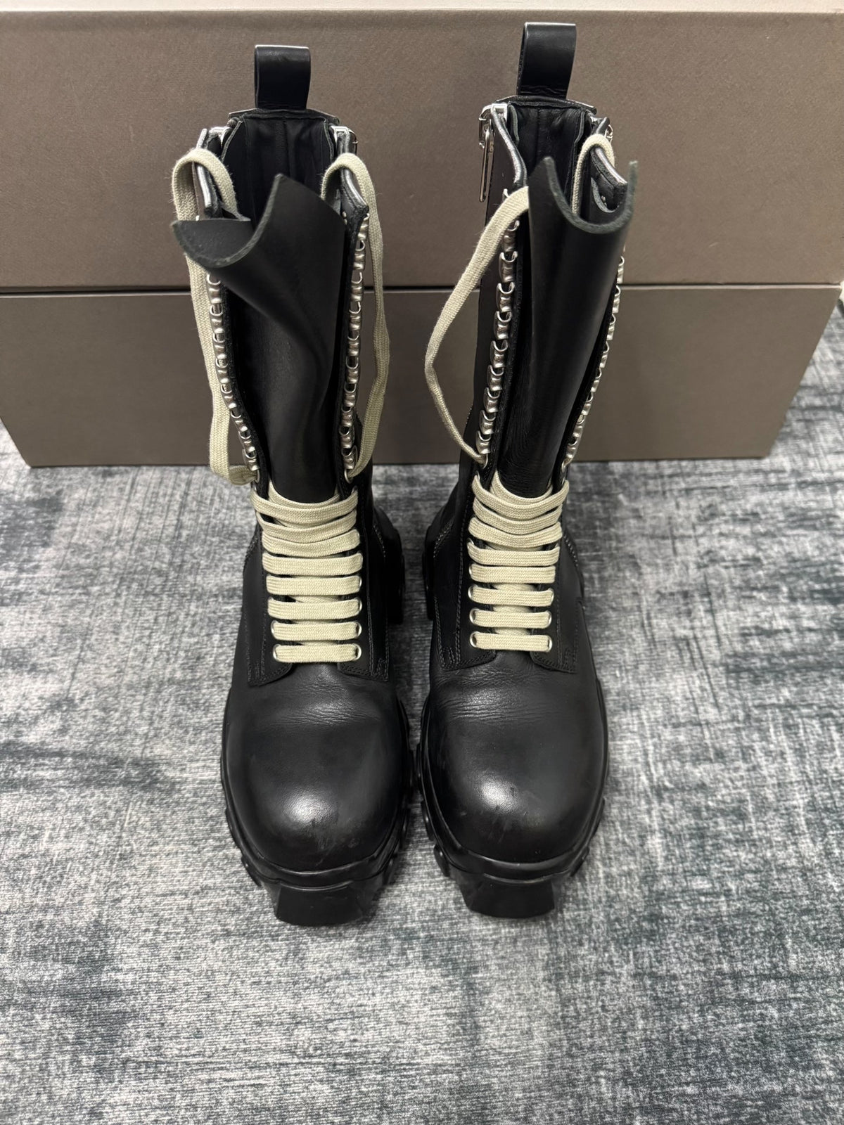 Rick Owens Lace-Up Boots
