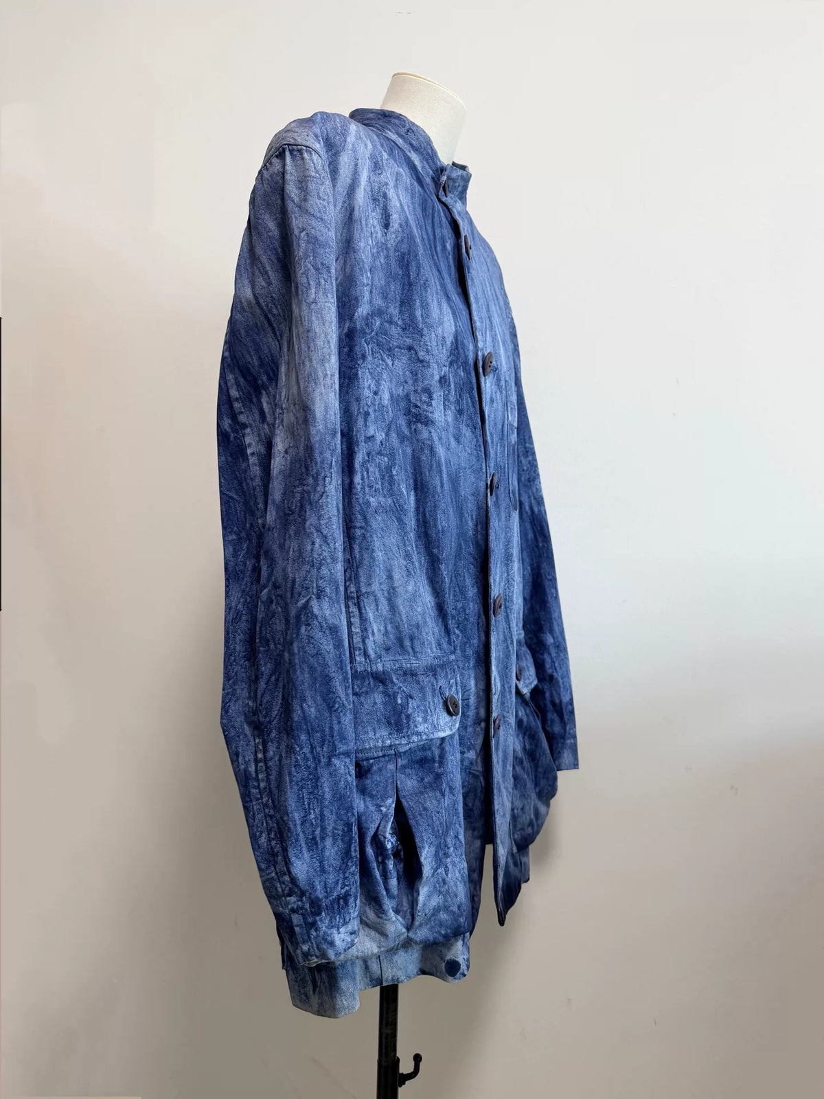 Issey Miyake Frost Descent Blue Jacket