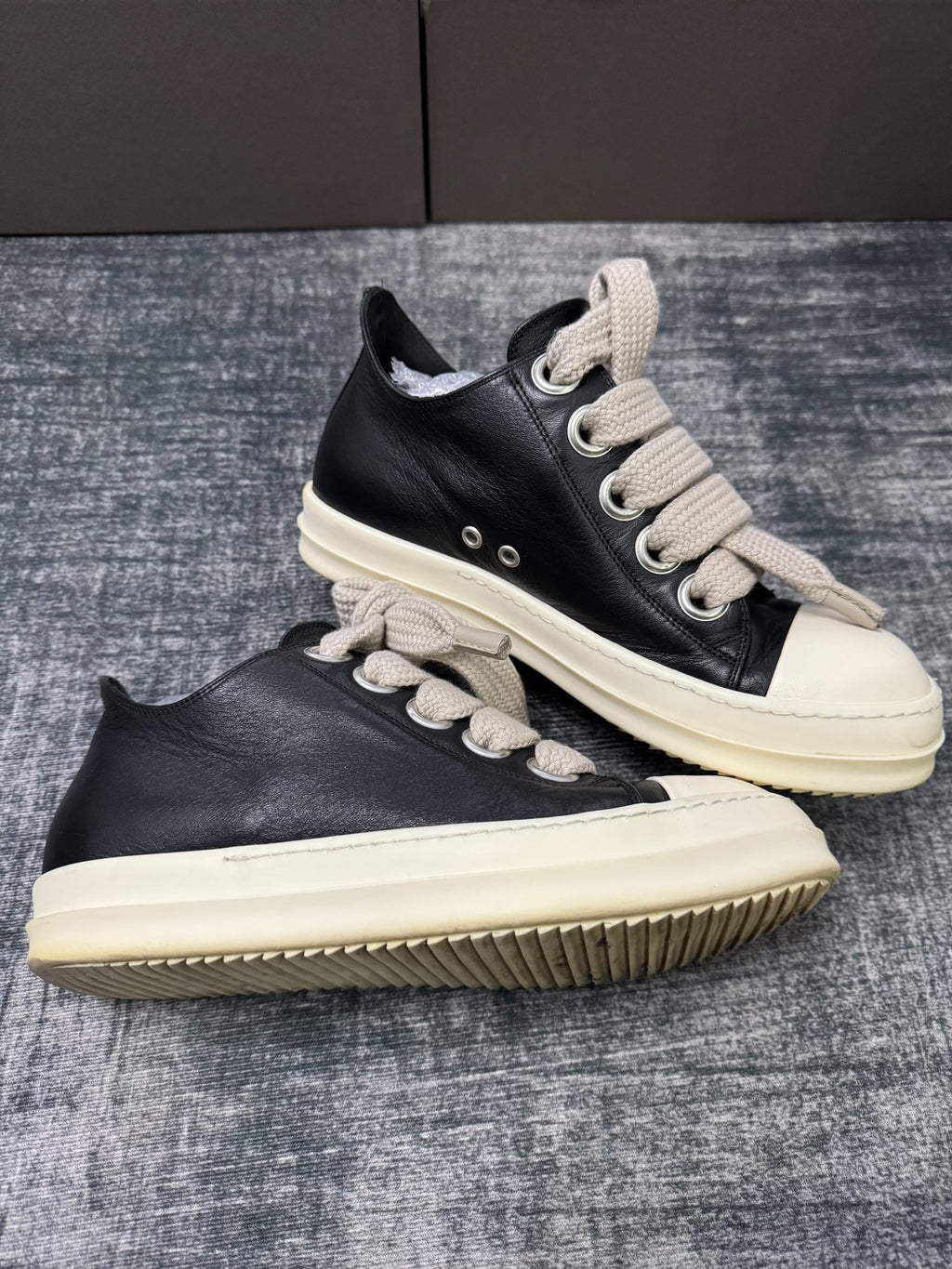 Rick Owens Thick-Lace Sneakers