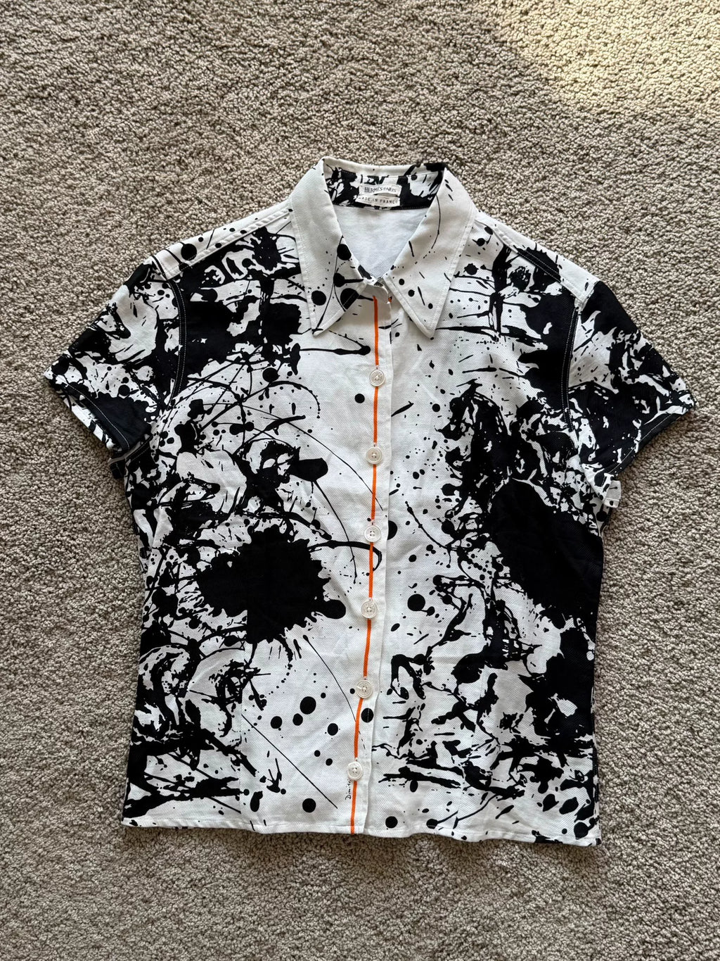 Maison Margiela S/S2004 Paint-Splatter Shirt
