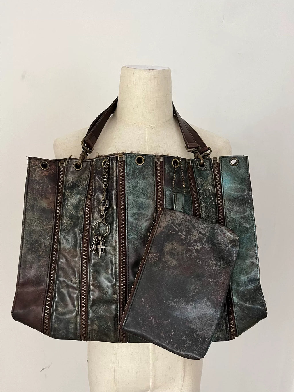 Jean Paul Gaultier Jade Beetle Deconstructed Handbag