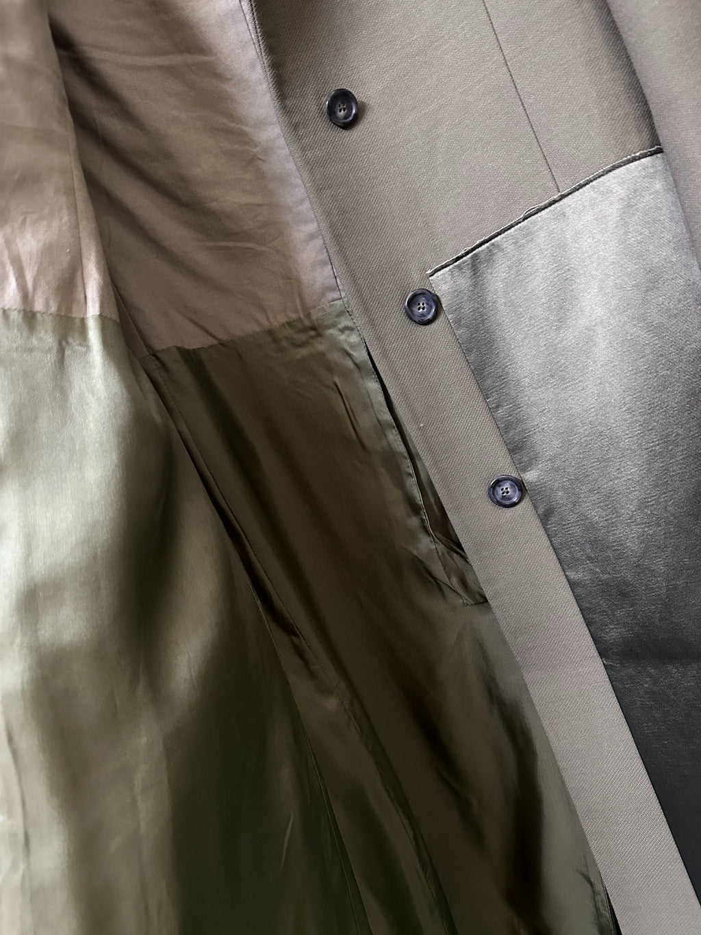 Maison Martin Margiela Patchwork Wool Coat
