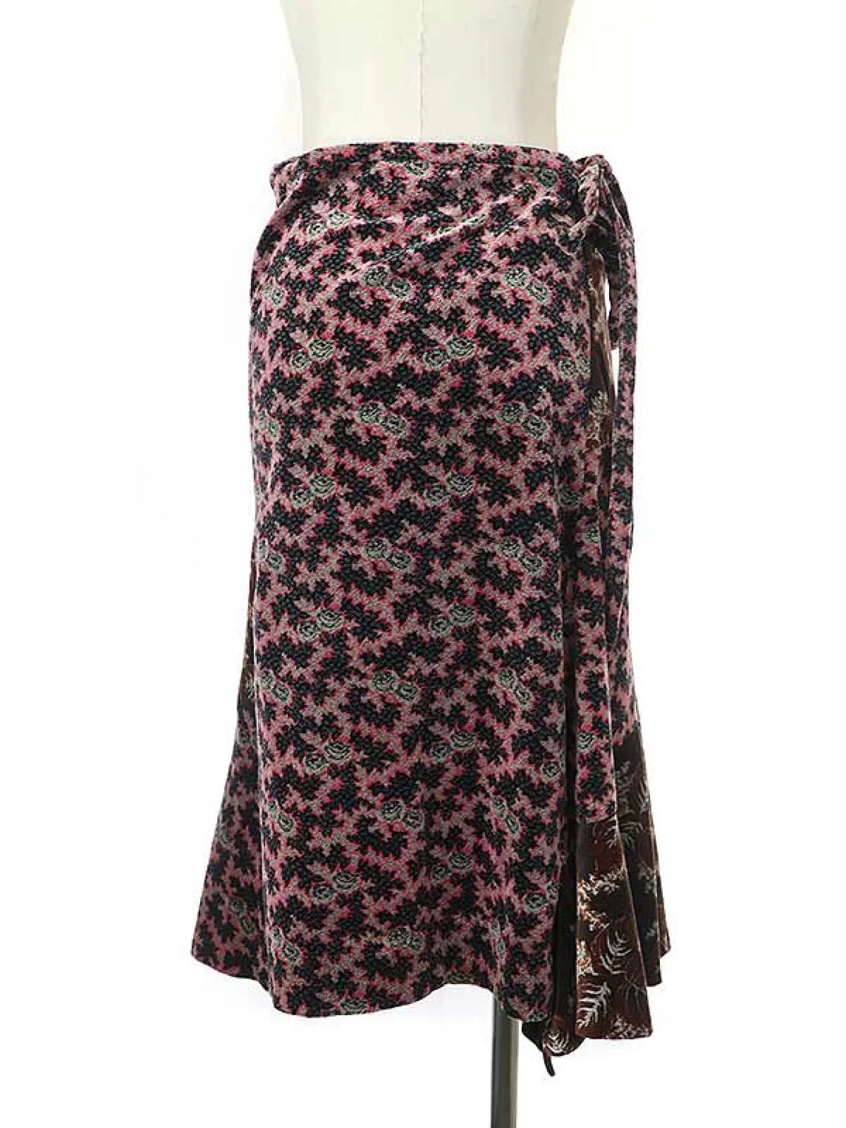 Comme des Garcons AW01 Patterned Tie Skirt