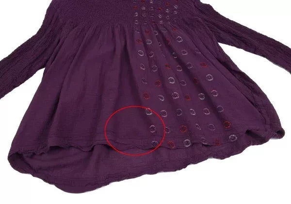 Issey Miyake Vintage Purple Pleated Top