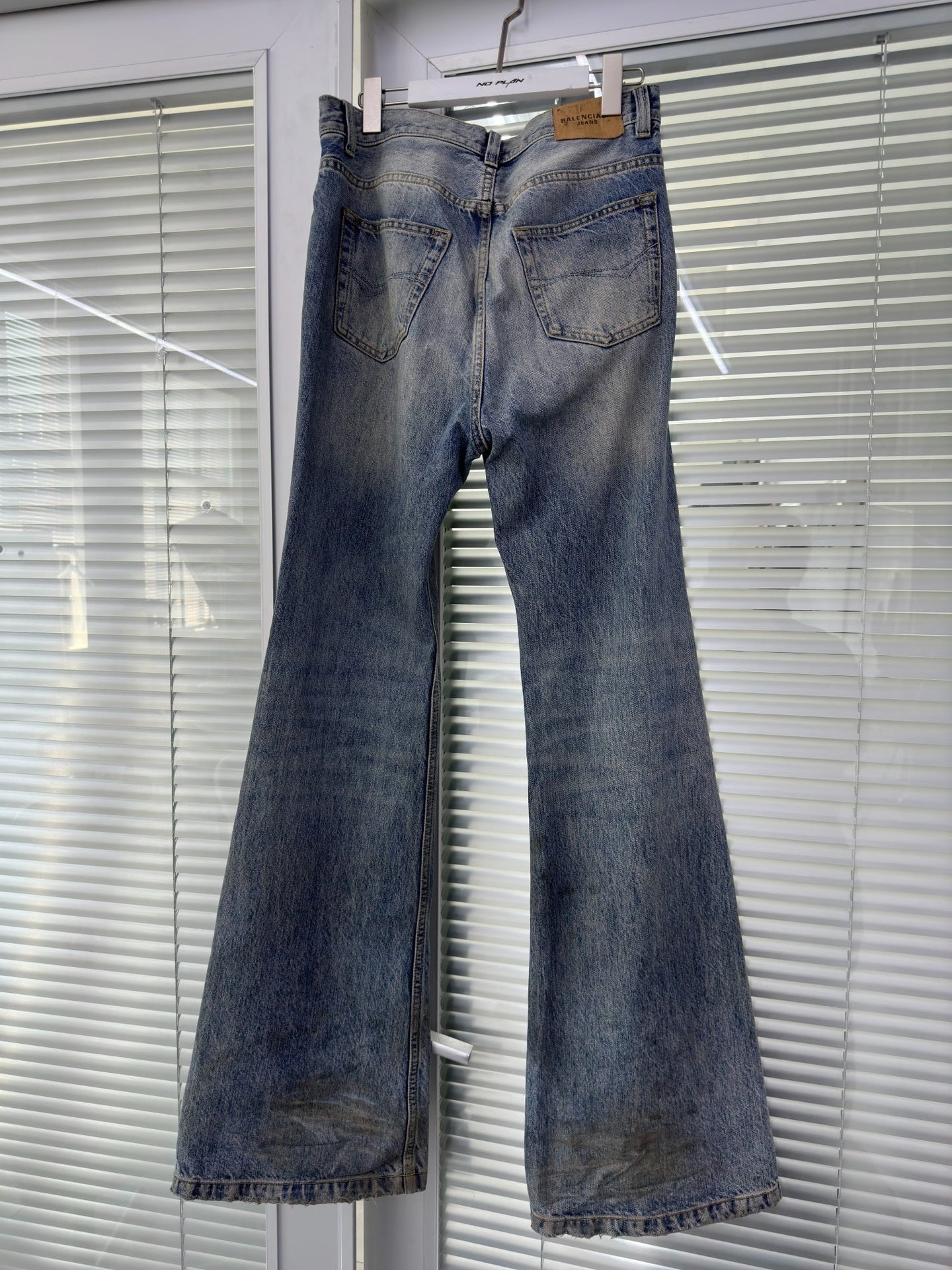Balenciaga 22FW Blue Flared Jeans