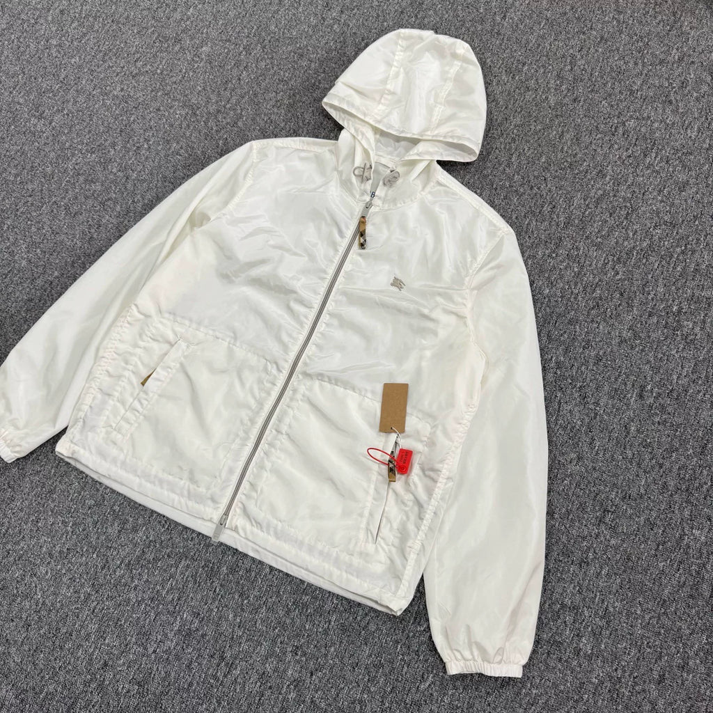 Burberry White Short Trench Coat