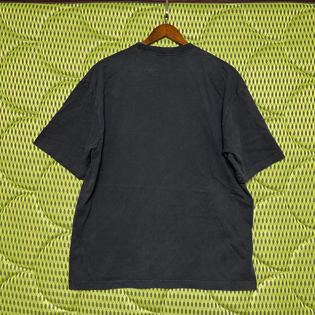 Balenciaga BB Intertwined Embroidered Charcoal Black Top