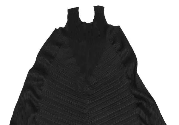 Issey Miyake Vintage Black Pleated Dress