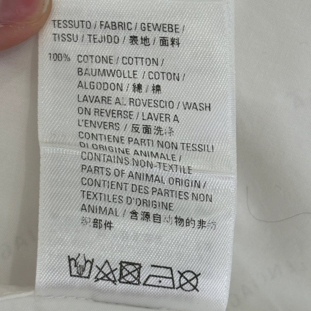 Balenciaga All-Over Print Silver Logo Long Sleeve Shirt