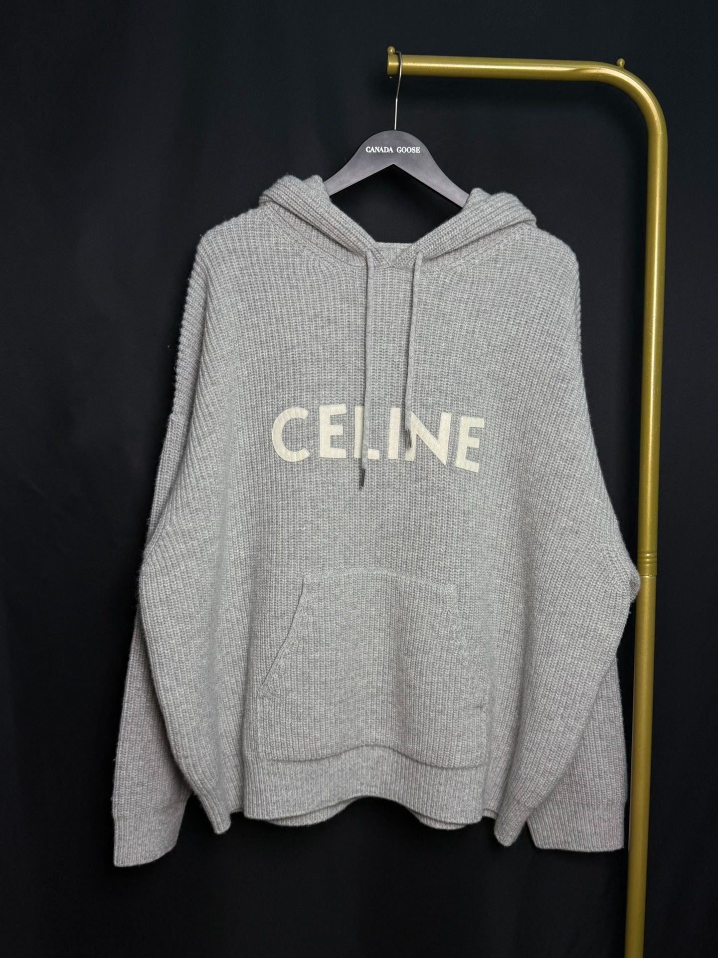 Celine Hooded Knit Sweater