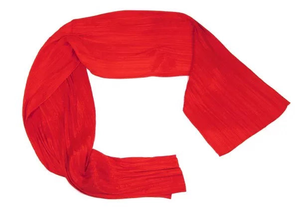 Issey Miyake Vintage Red Pleated Top