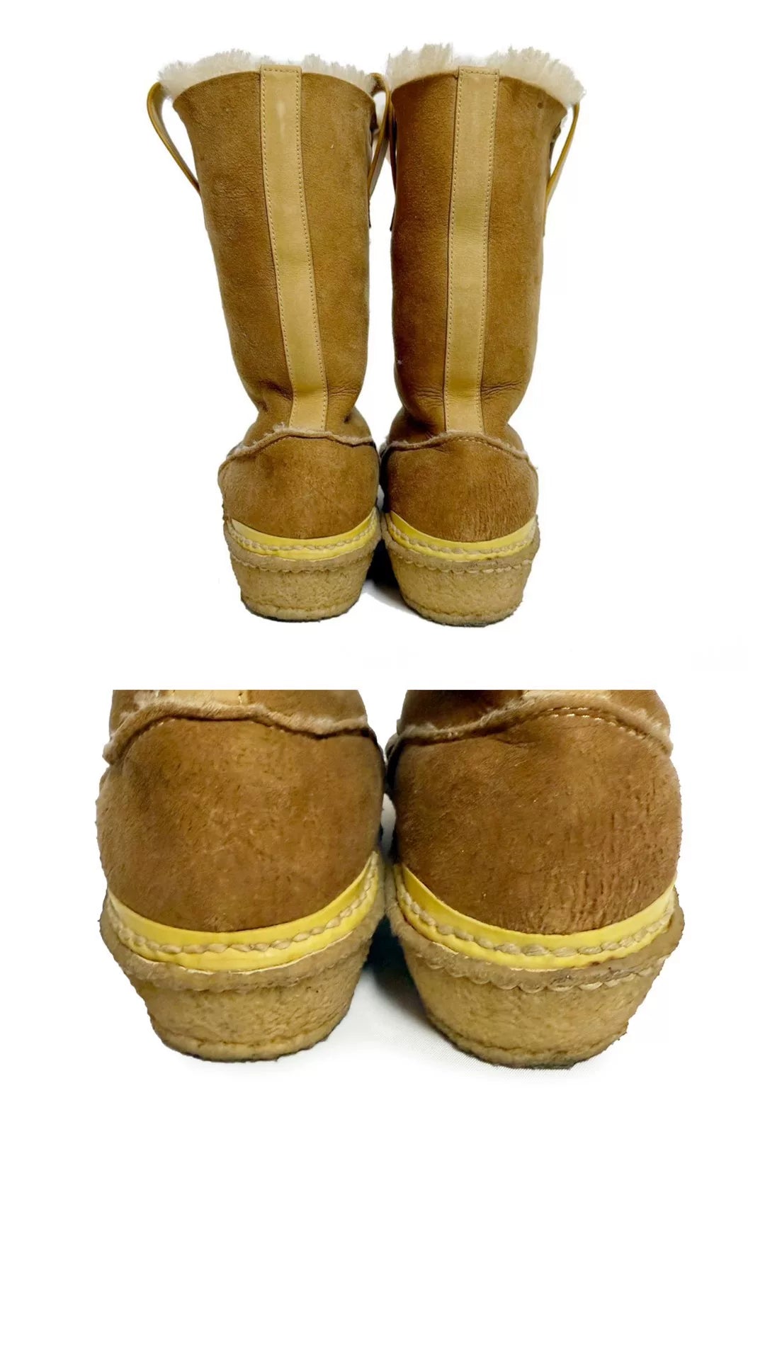 Visvim 09AW Gridwood Moc Toe-Folk Wmv Suede Yellow