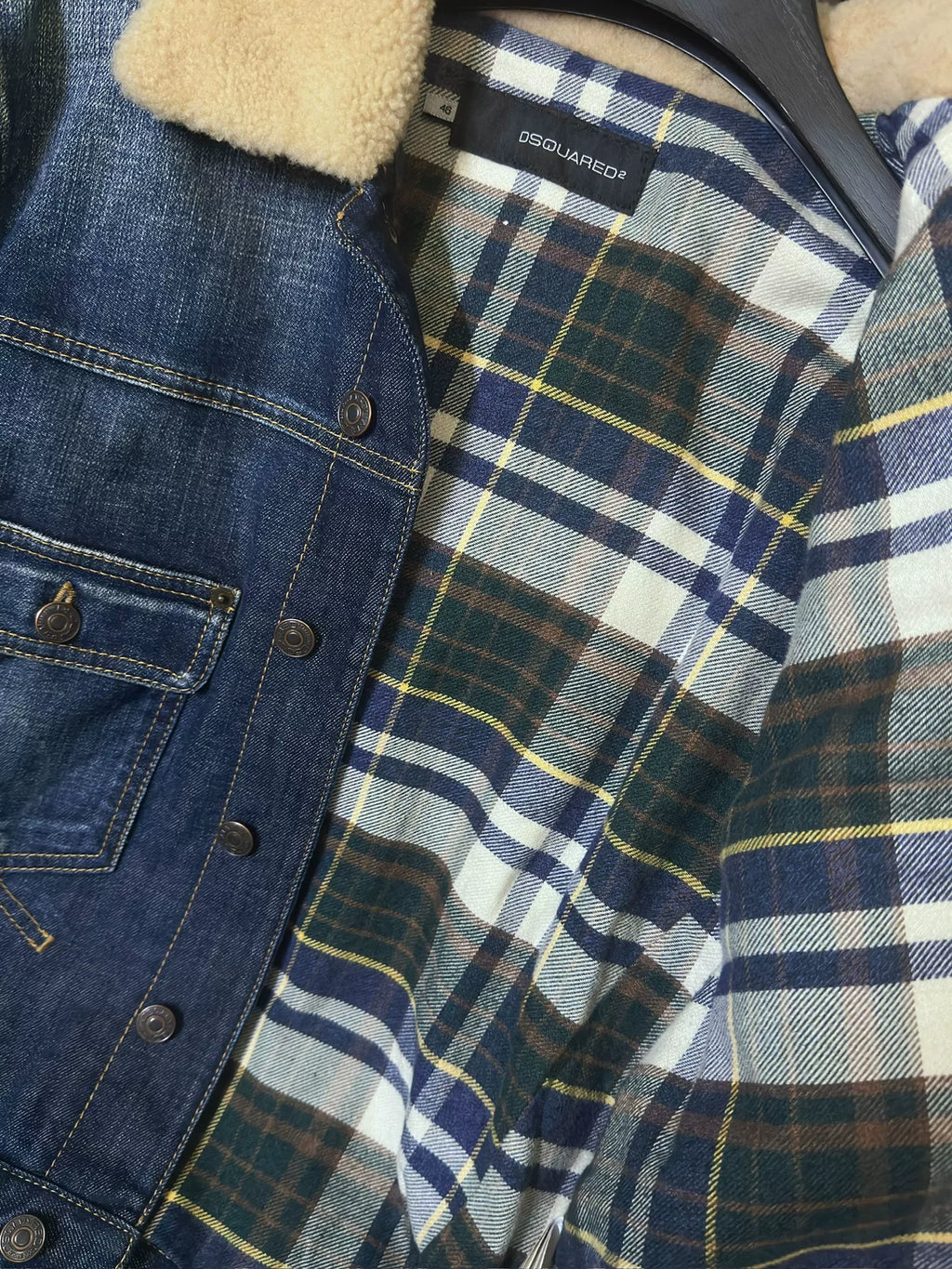 Dsquared2 Washed Denim Short Jacket