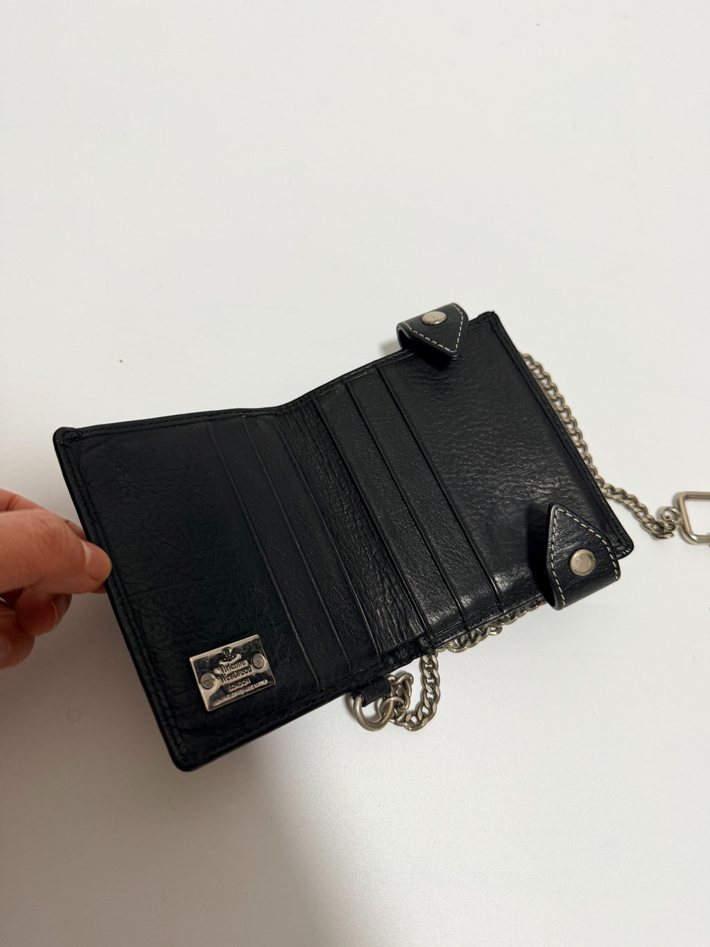 Vivienne Westwood Graffiti Chain Card Holder Wallet