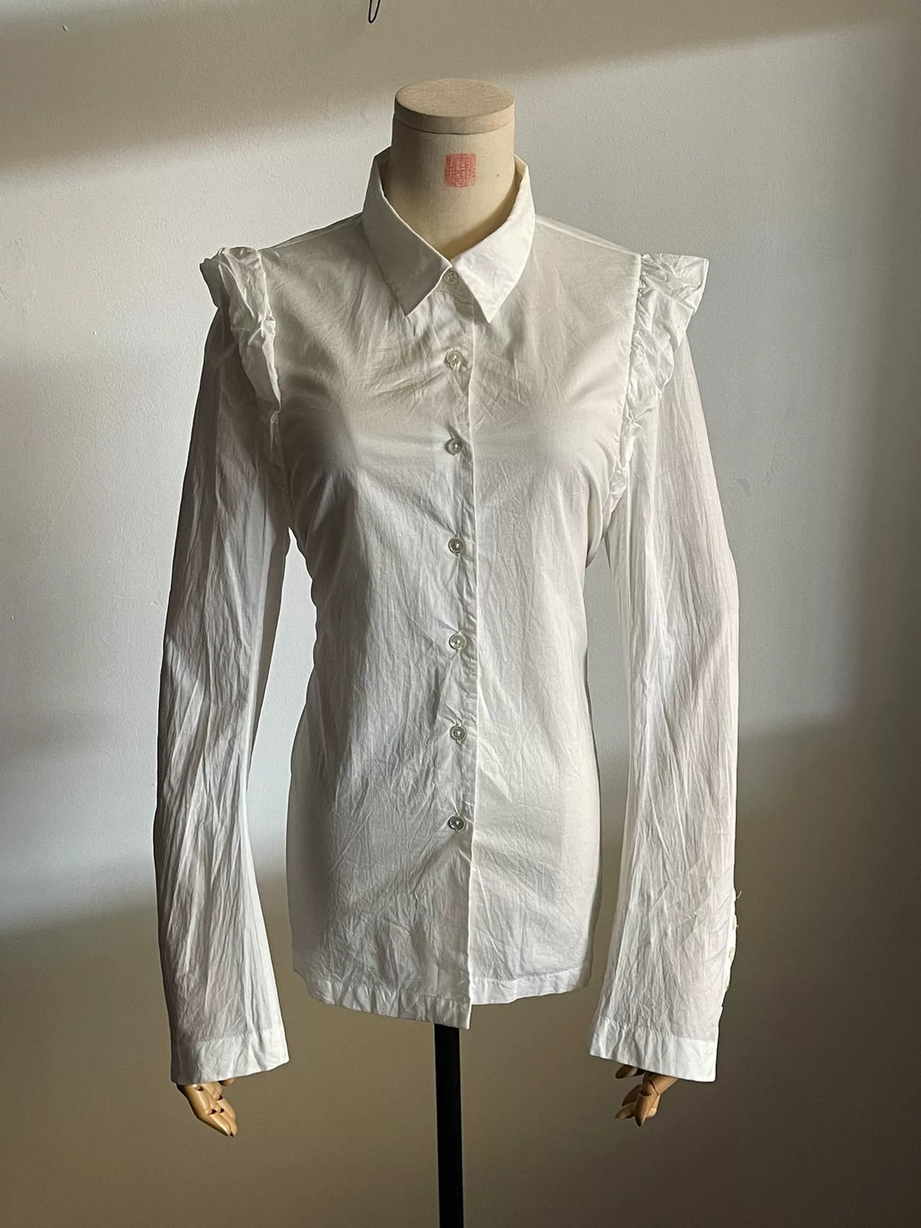 Ann Demeulemeester Back-Tie Cotton Shirt