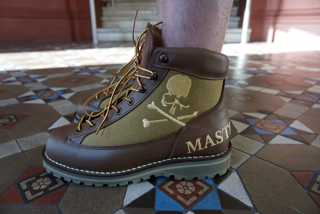 Mastermind World × DANNER Brown Zipped Boots