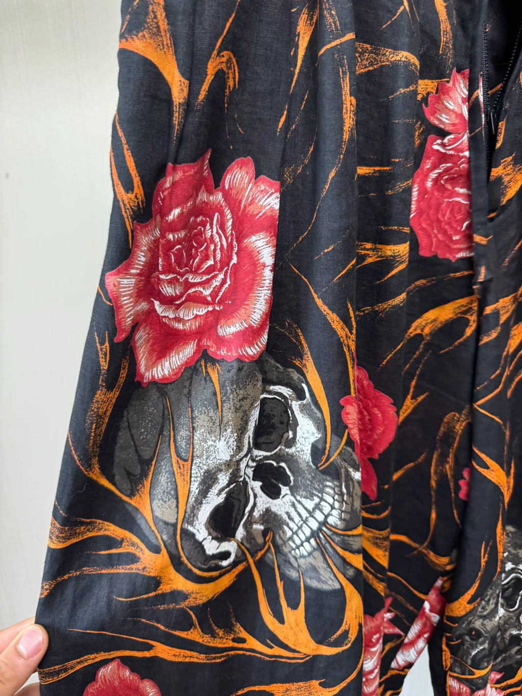 Yohji Yamamoto 19ss Skull Rose Cropped Pants