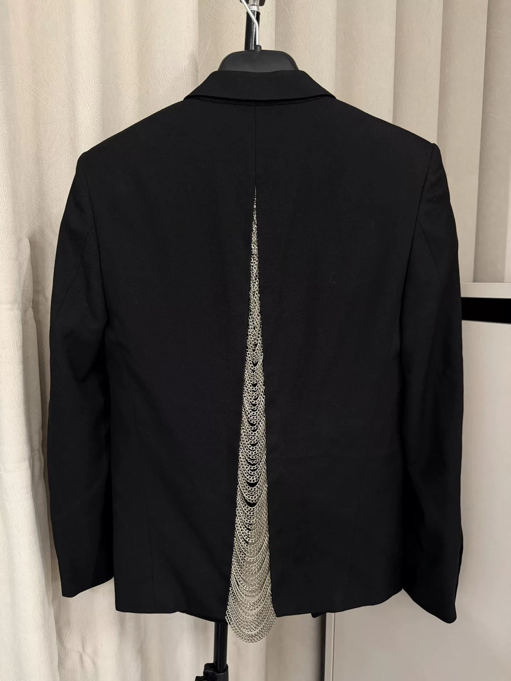 Saint Laurent SS14 Chain Back Blazer by Hedi Slimane