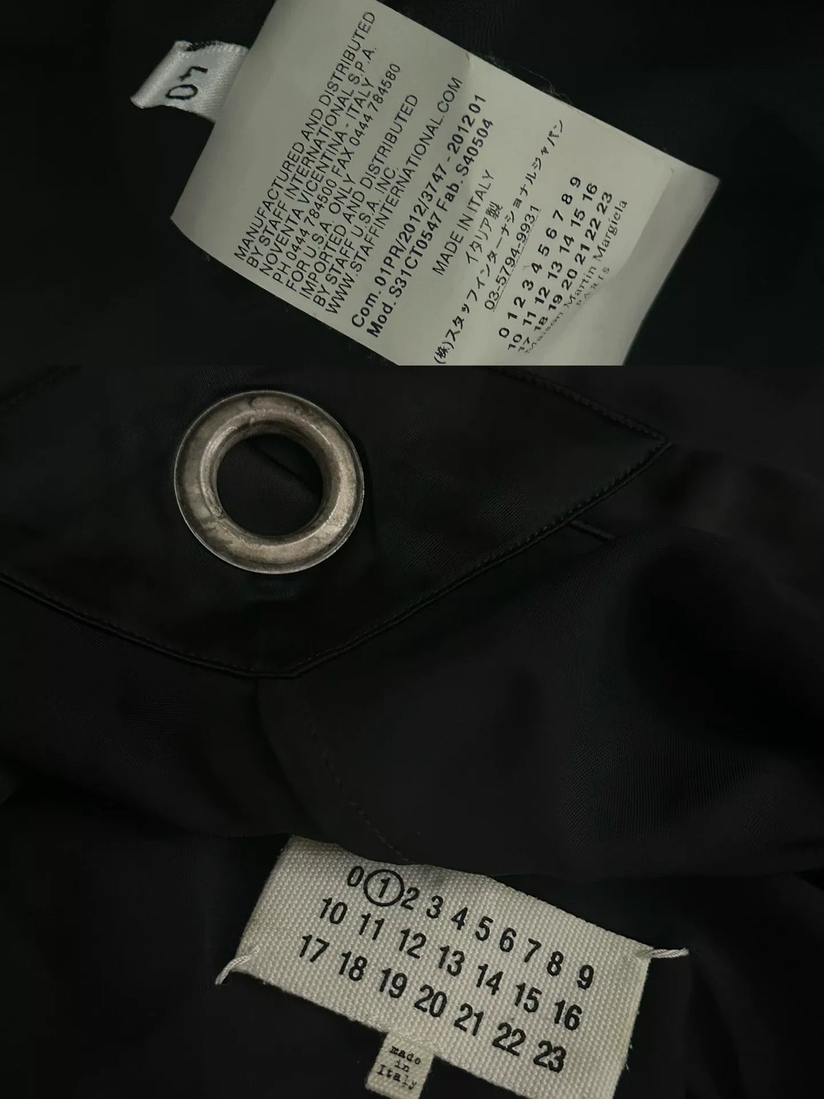 Maison Margiela 2012 vintage satin dress