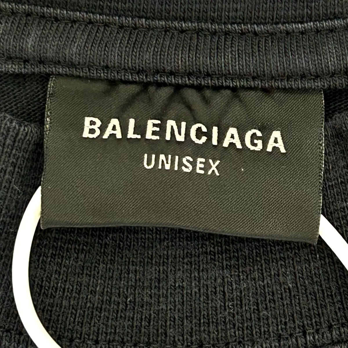 Balenciaga Island Palm Tree Graffiti Washed Logo Short Sleeve T-Shirt