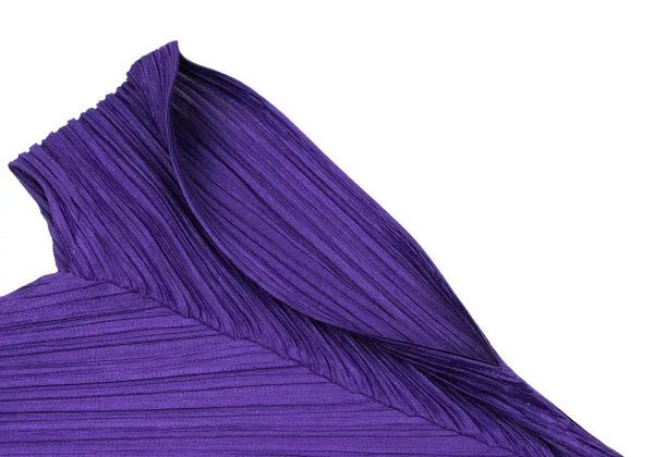 Issey Miyake Vintage Purple Deformed Pleated Top