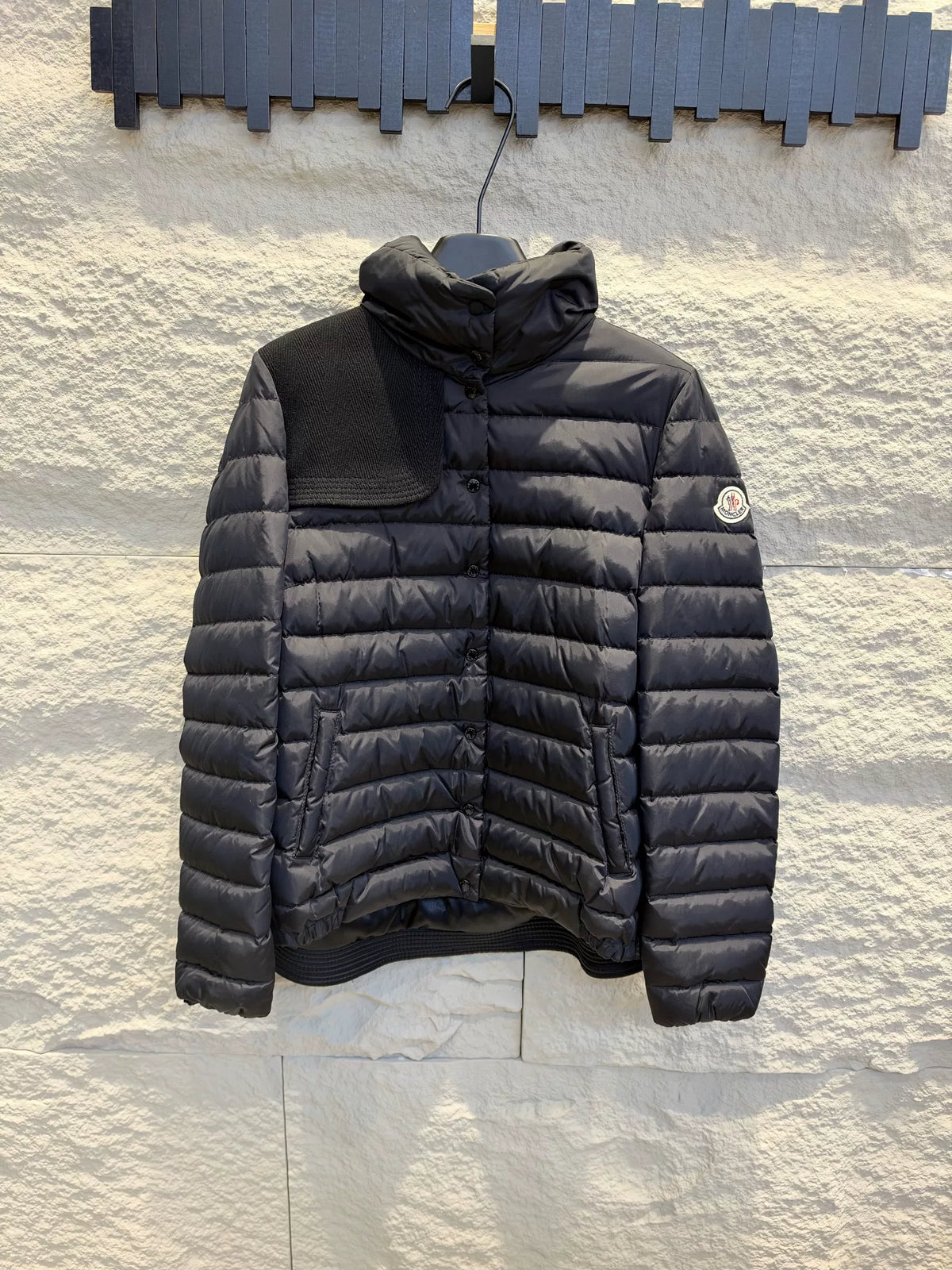Moncler Black Short Down Jacket