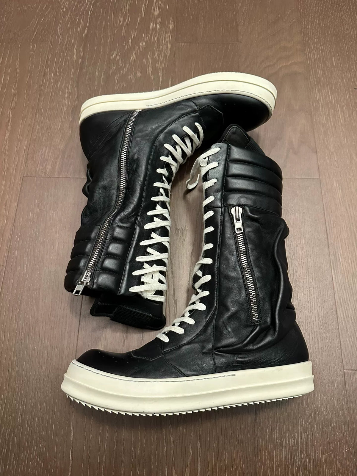 Rick Owens Cargo basket Knight boots