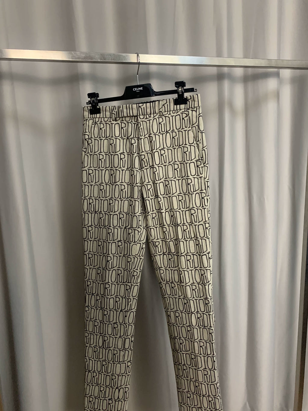 Dior x Stussy collaboration full-logo pants