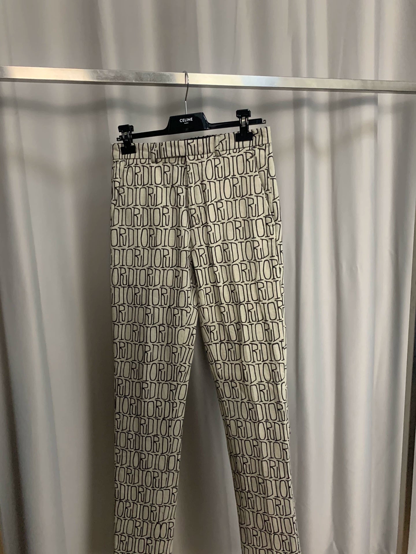 Dior x Stussy collaboration full-logo pants