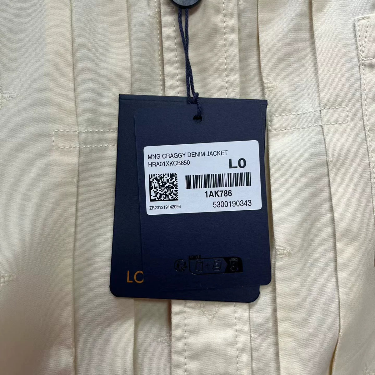 Louis Vuitton All-Over Logo Embroidered Single-Button Work Jacket