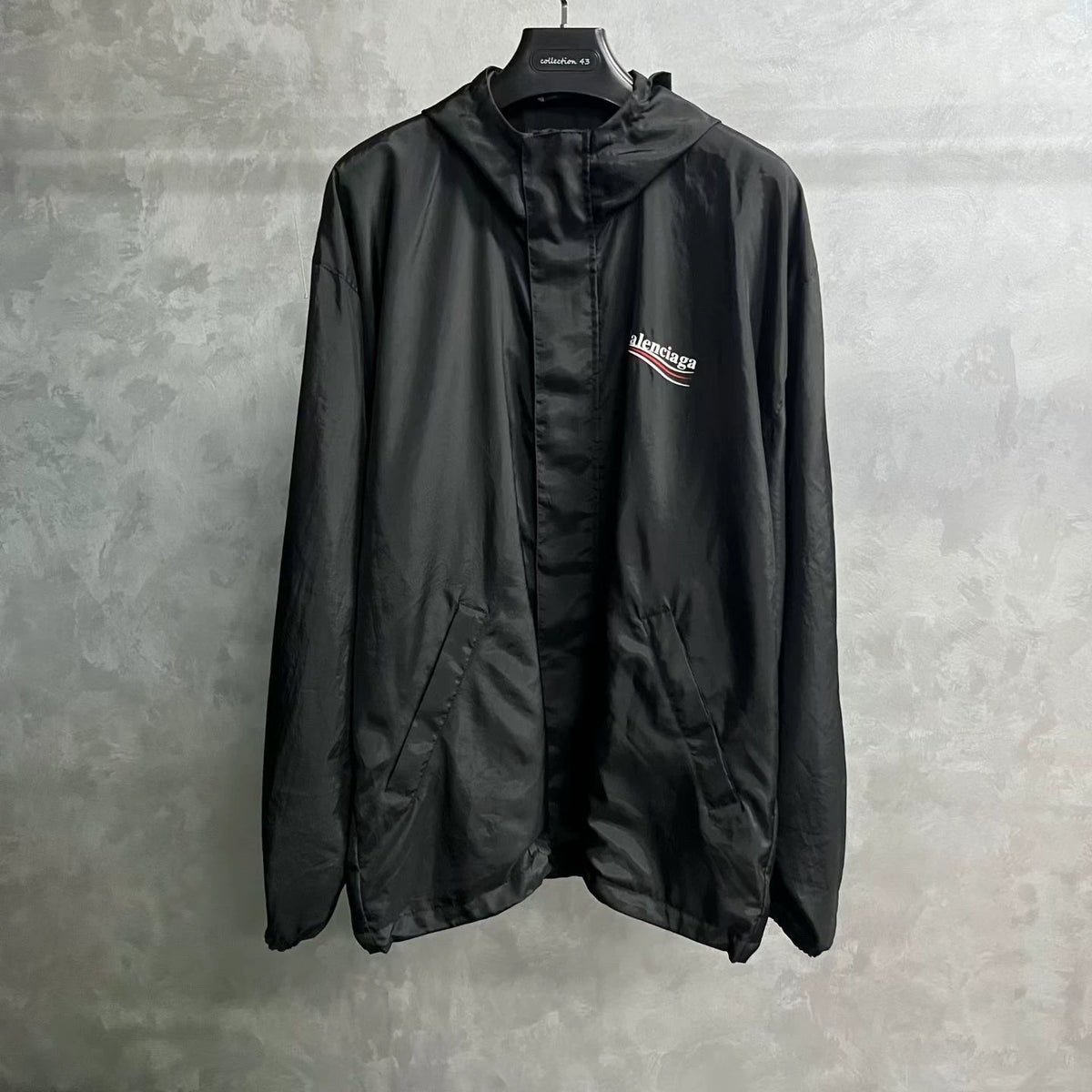 Balenciaga Black Letter Logo Jacket