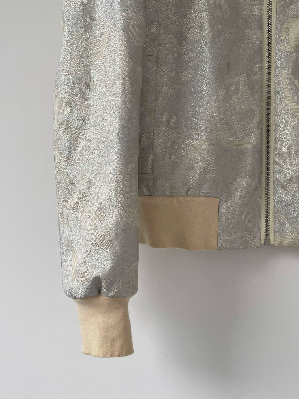 Alexander McQueen | S/S15 Silver Thread Bomber Jacket