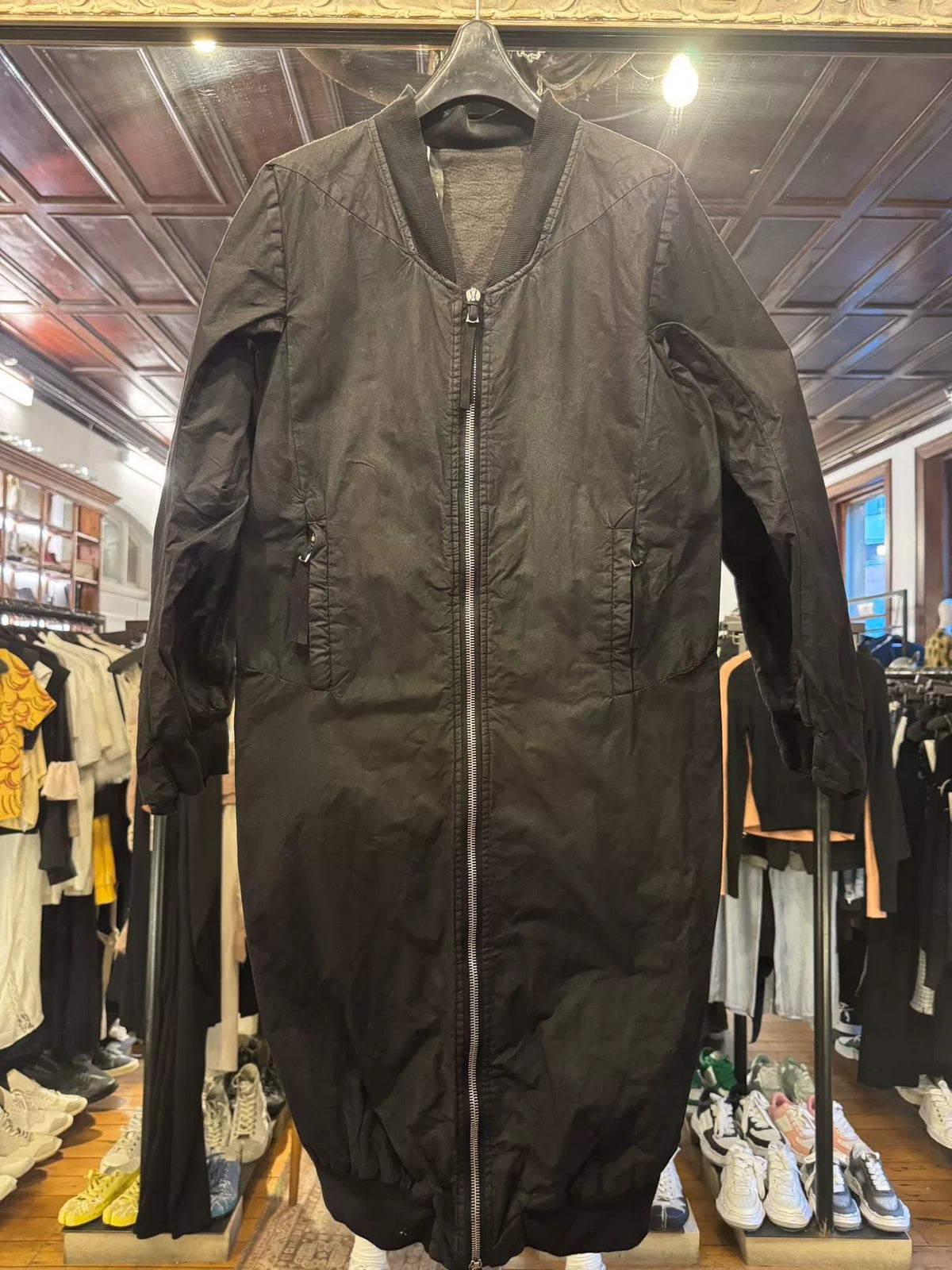 Boris Bidjan Saberi FW17 WBOMBER2 Black Obidian Cotton Jacket
