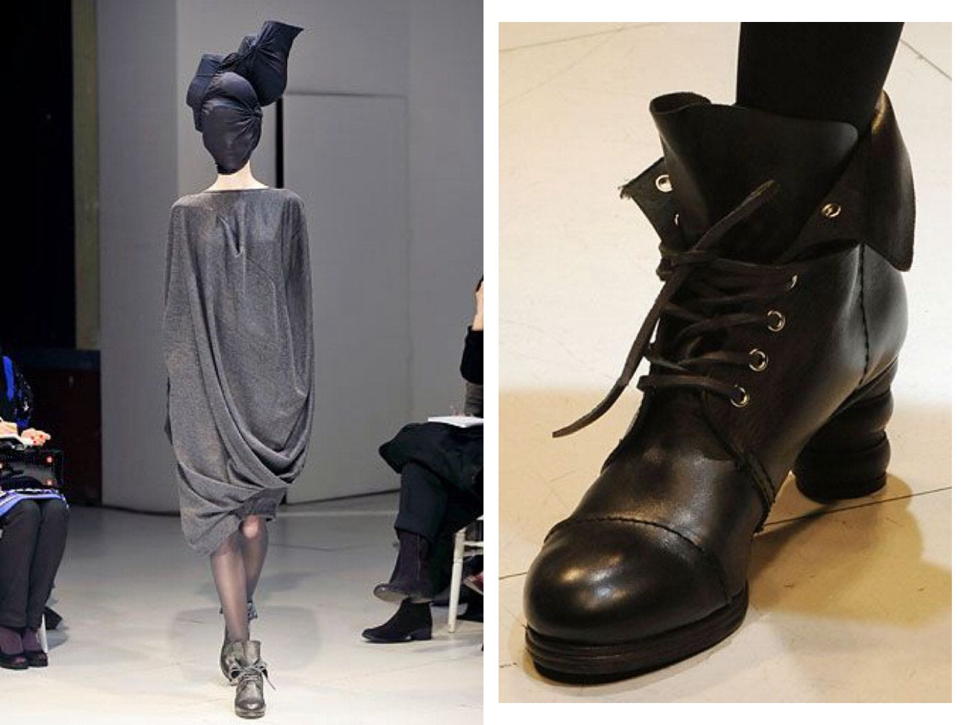 Junya Watanabe Runway Wooden Heel Boots - Devines