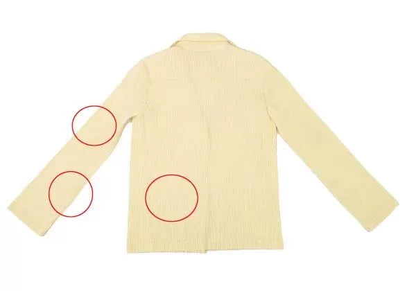 Issey Miyake Vintage Off-White Pleated Top
