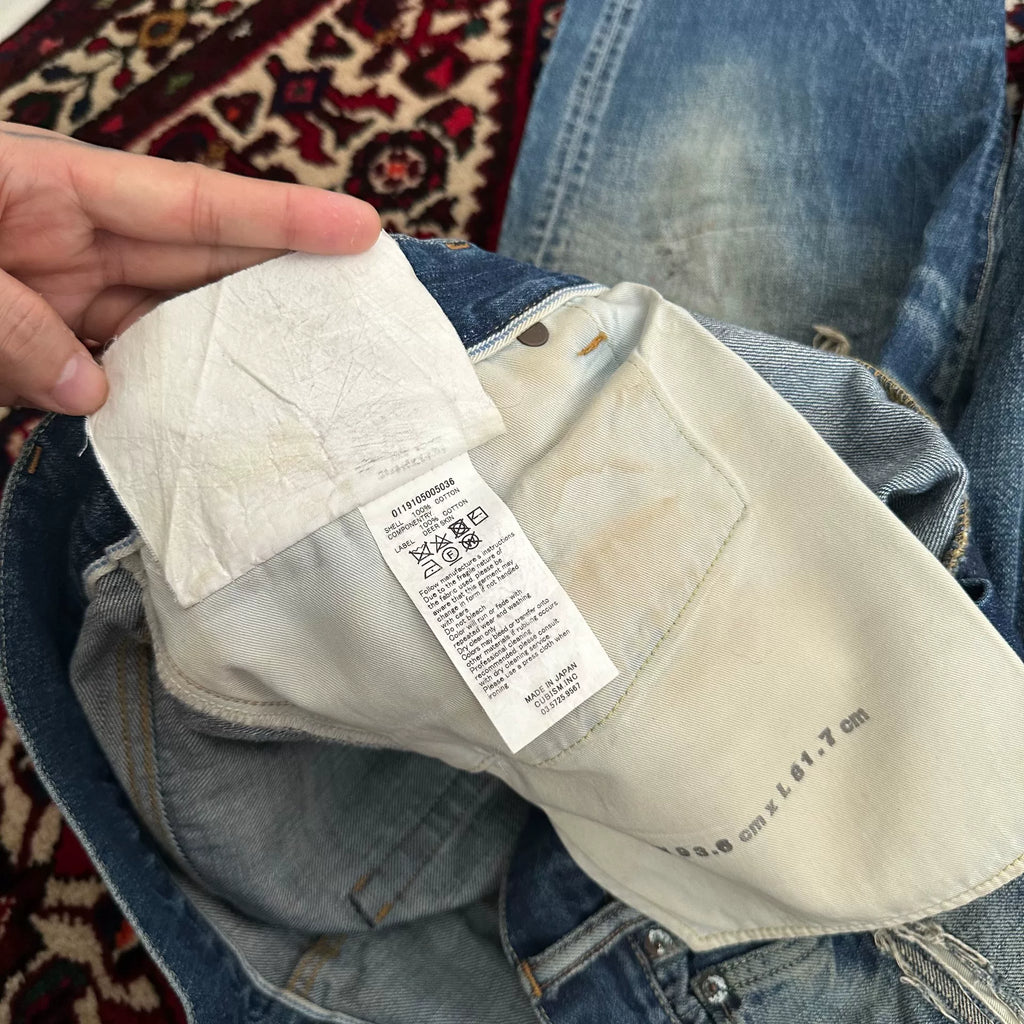 Visvim 19SS SS Ict Dry5 Distressed Jeans