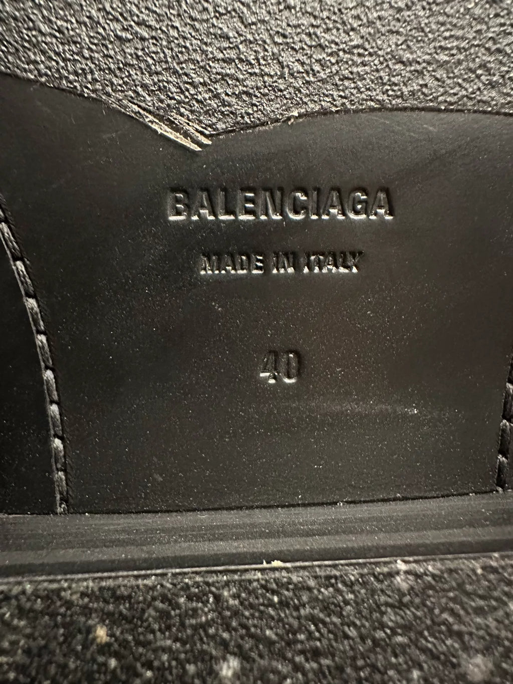 Balenciaga 23 Fall Santiago Over-the-Knee Leather Boots