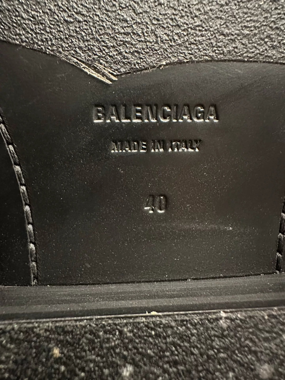 Balenciaga 23 Fall Santiago Over-the-Knee Leather Boots