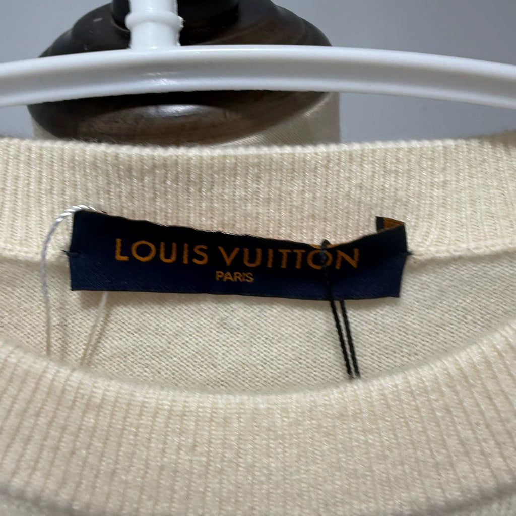 Louis Vuitton Dragon Embroidered Logo Sweater